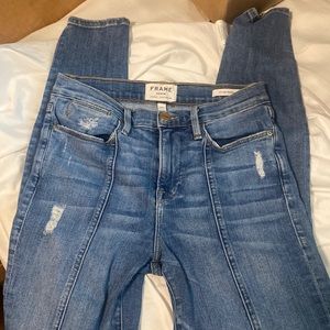 Frame Le High Skinny 26 split ankles